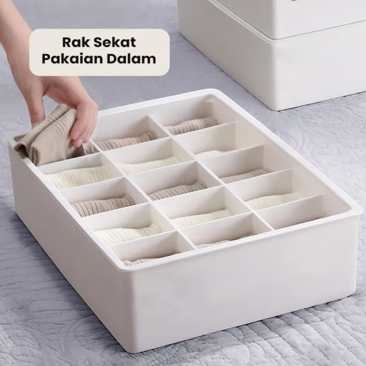 Mainland%20Underwear%20Storage%20Box%20Kotak%20Penyimpanan%20Pakaian%20Dalam%20Kaos%20Kaki%20Organizer%20Lemari%20Serbaguna%20Storage%20Box%20Sekat%20HSB181%20-%20Image%203
