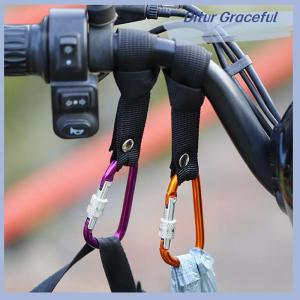 Ditur 1 2PCS Electric Scooter Front Hook Aluminum Alloy Handlebar Hook For Bicycle Baby Stroller D-hook Hanger Motorcycle Hook