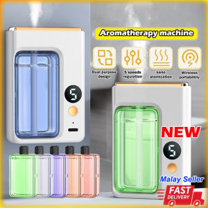 Automatic Aromatherapy Aroma Diffuser Nebulizer Rechargeable Humidifiers Digital Display Air Freshener Fragrance Machine