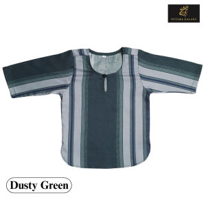 Kurta Teluk Belanga Budak Lelaki Cotton Lengan Panjang | Kurta Teluk Belanga Baby Dan Kanak Kanak