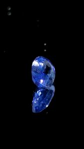 Certified Untreated 0.78 carat Blue Sapphire / VS/ Ceylon