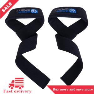 [COD]Flash Delivery 2X Padded weight lifting straps training gym gloves hand bar wrist wraps support
