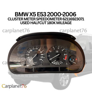 BMW X5 E53 2000-2006 CLUSTER METER SPEEDOMETER 62116923071 USED HALFCUT 180K MILEAGE