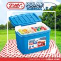 High Quality ZOOEY Polar Ice Box Cooler Box  Large 35 Liter Plain Lid/ 100% Insulated Container. 