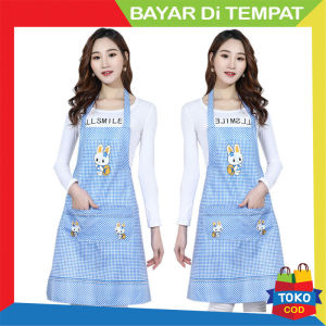 Celemek Apron Masak Dapur Anti Air Bahan Poliester Karakter CLM02 Harga Grosir Murah