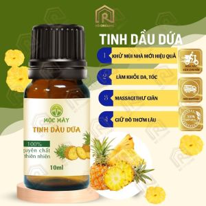 (HCM)Dứa 10ml Tinh Dầu Thiên Nhiên Nguyên Chất Dứa( Trái Khóm) Tạo Hương Thơm Sảng Khoái - Rô Organic