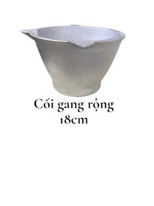 Bộ Cối Chày Gang Đúc Nguyên Khối - Thiết Kế Vững Chắc Và Bền Bỉ cối giã tay