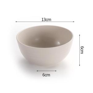 BM Eco-Friendly Wheat Straw Bowl Colorful Household Fruit Vegetable Bowl