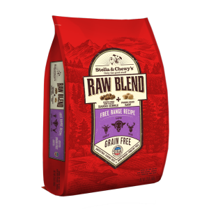 Stella & Chewys Raw Blend Baked Kibble For Dogs - Free Range (Goat Lamb & Elk)