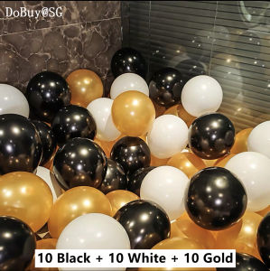 🔥SG LOCAL STOCK🔥30pcs High Quality Latex Balloons Tranparent Star Balloons Birthday New Year Anniversary Party Decoration