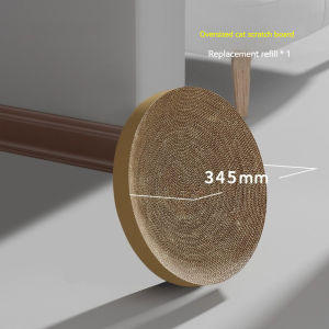 Cat scratch board Large corrugated paper disc cat litter wear-resistant replaceable integrated cat scratch board pet toy cat supplies
