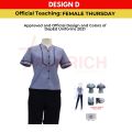 ♘Aldrich Commercial DepEd Uniform National Teaching Uniform for Female (TELA ONLY)♦. 