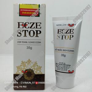 Kem làm sạch da ECZESTOP 35g - Giúp làm sạch da phù hợp với người mắc aczema như viêm da dị ứng chàm tổ đỉa viêm da tiết bã á sừng