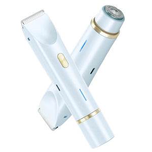 Womens Waterproof Bikini Trimmer Electric Razor Rechargeable Hair Removal Device for Smooth Skin