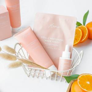 เซ็ตบำรุงผิวกระจ่างใส ชุ่มชื้น ลดการเกิดสิว  ASMA Vita C Whitening Set (C Series)