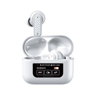 Tai Nghe Bluetooth YW08 Màn Hình LED – Chống Ồn ANC Âm Thanh Sống Động Game Mode Đỉnh Cao