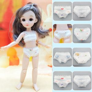 CHLOCH Dễ thương Đồ lót búp bê 30cm Tự làm Độ co giãn Quần lót tam giác đồ lót  3 kiểu Trang trí nhà búp bê Búp bê BJD 1/6/Búp bê 30cm