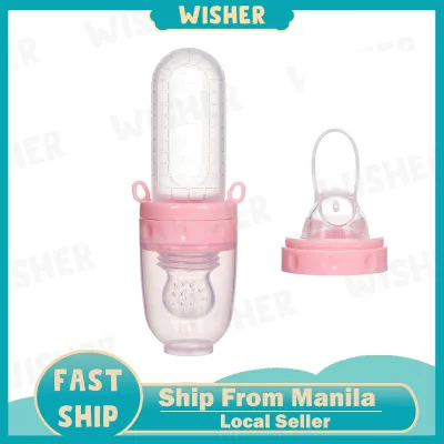 3in1 Infant Baby Safety Kids Silicone Feeding Spoon Feeder Food Rice Free Fruit Pacifier Nipple Cereal Bottle Essential