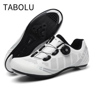 TABOLU Professional Cycling shoes Carbon fiber Men Cleats shoes Road Bike MTB Non-slip cycling shoes for men Road Cycling shoes Cycling sneakers
