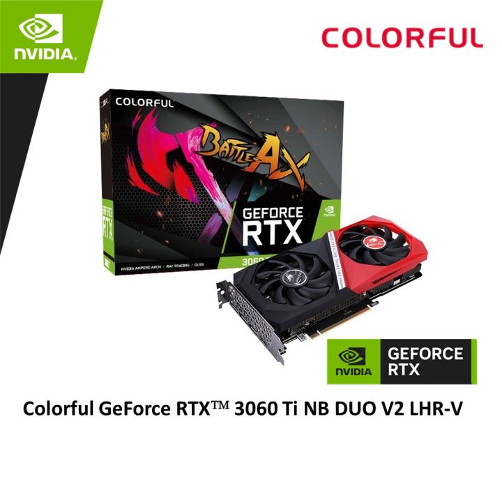 Colorful GeForce RTX 3060 Ti NB DUO G6X-V Graphic Card 8Gb
