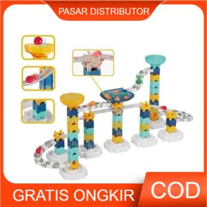 Mainan Anak SPACE DIY MARBEL RUN 110PCS Mainan Montessori Anak Puzzle Mainan Anak Perempuan - Mainan Anak Laki Laki