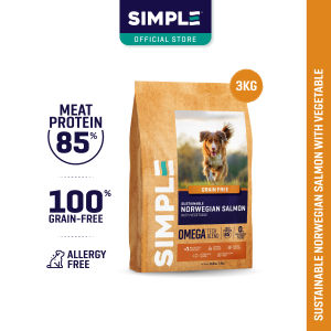 3KG SIMPLE Allergy-Free Grain-Free Norwegian Salmon with Vegetable Premium Dry Dog Food