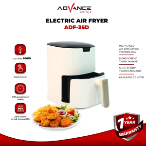 Advance Air Fryer Low Watt Digital 3.5 Liter - ADF 35D - FREE ONGKIR Jabodetabek