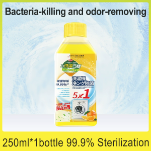 ✨Japan Washing Machine Cleaner 250ml Kill 99.9% Of Bacteria 5in1 Drum Cleaner Deep Cleaning Orange scent Pencuci Mesin Basuh 洗衣机槽清洁剂