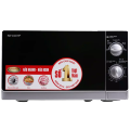 Lò vi sóng không nướng Sharp R-205VN(S) 20 lít, Thương hiệu Nhật Bản, Công suất 800 W, Chức năng rã đông, hâm, nấu, chất liệu thép tráng men. 