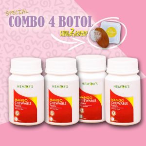 in stock Hemors Mango Chewable Tablet - Suplimen Buasir & Sembelit Direct Hq