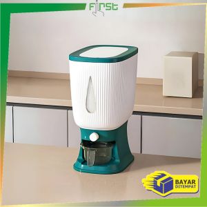 FH-C360 Dispenser Beras 10 KG Rice Dispenser Tempat Wadah Penyimpanan Beras Otomatis Rice Box 10 kg