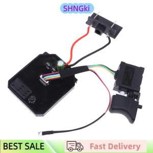 SHNGki 1Pc Control Board+1Pc Switch 18V 21V For Dayi 2106 Brushless Electric Wrench Motherboard Accessories Speed Switch Brushless Control Board