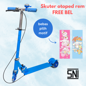 SKUTER KARAKTER KUROMI / SKUTER ANAK RODA 3 / OTOPED / SCOOTER 3 RODA