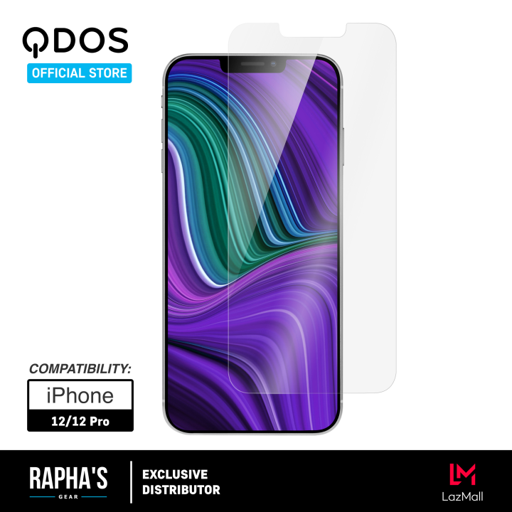 QDOS Optiguard Glass Protect Screen Protector for iPhone 12 Mini