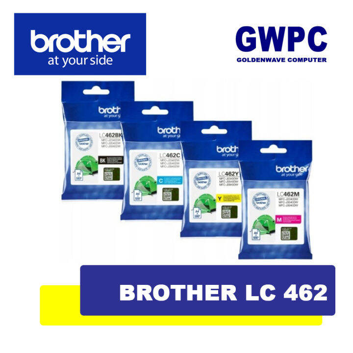 Brother LC-462 Original Cartridge Black Cyan Magenta Yellow LC462 LC ...