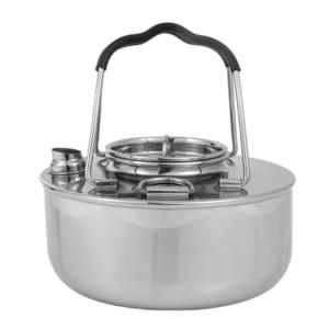 Camping Teas Kettle 1.50L Stainless Steels Coffee Pots Light Weight Camp Kettle Camping Teapot for Outdoor Campfires