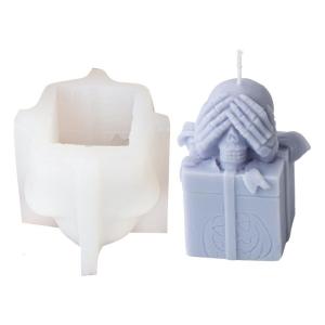 Creative Silicone Mold Gift Box Skull Head Mould for Craft Lovers Stylish Home Decoration Mould