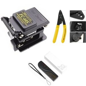 Dao cắt sợi quang FC-60S Bút soi sợi quang 15km dùng pin sạc Tặng Kìm tuốt quang 3 lỗ CFS-3