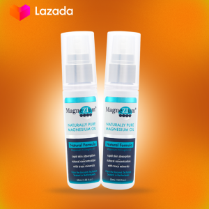 MagneZIum Naturally Pure Magnesium Oil Spray - Authentic Zechstein Magnesium Chloride - 50ML (Set of 2)