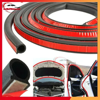 Gioăng Chữ D Chống Ồn Loại 14 X 14mm Dán Cửa Xe Hơi Ô Tô. Gioăng Cao Su Tránh Bám Bụi Và Va Đập