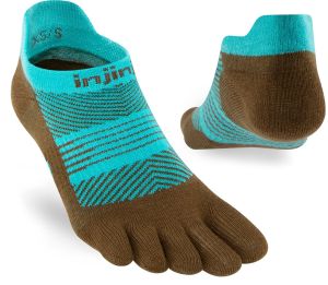 ถุงเท้า injinji ถุงเท้าวิ่ง ถุงเท้ากีฬา   WMN RUN LW NO SHOW COOLMAX XTRA ATLANTI ข้อสั้น/ ถุงเท้า 5 นิ้ว แยกนิ้ว ของแท้