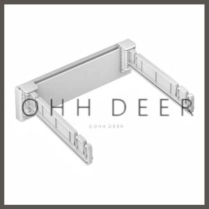 OHHDEER Kitchen Cabinet Door Trash Rack Hanging Storage Rack Trash Bag Hanger Wall Adhesive Trash Can Plastic Bag Holder