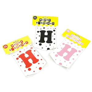 Banner Birthday Segilima / Banner Happy Birthday / Cheap Banner / Banner Ulang tahun Polkadot