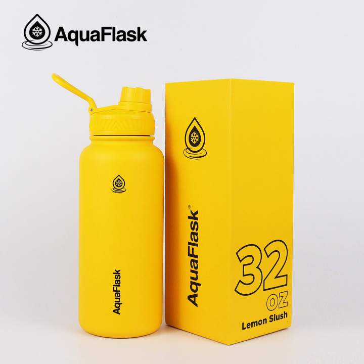 AQUAFLASK (32oz) AQUA FLASK Wide mouth w/ flip cap Vacuum Insulated