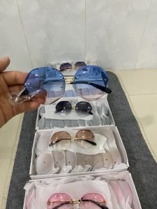 Kính Mát Xi Ốc Gọng Kim Loại Phong Cách Vintage Hàn Quốc Cho Nữ