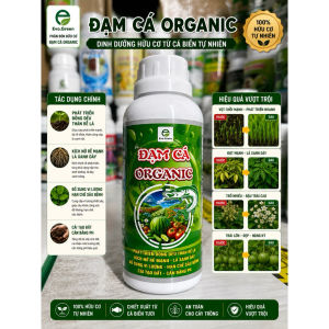 PHÂN BÓN SIÊU ĐẠM CÁ Hữu Cơ 500ml - Lá xanh dầy Xanh cây Tốt Rễ Cây khoẻ Năng Suất Vượt Trội