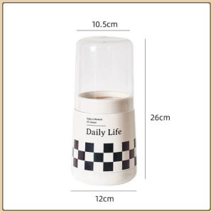 Kitchen Utensil Holder Drainable Chopsticks Container Plastic Cutlery Organizer Kotak Alat Makan Dapur Mudah Dibersihkan