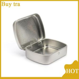 [Buytra] Survival Kit Small Empty Metal Black Flip Storage Box Case For Key Candy