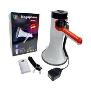 RD-2950U Red Diamond portable megaphone supports Bluetooth wireless playback and equipped with an alarm.