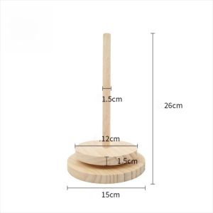 FELIZ Wooden Yarn Rotating Tool Portable Detachable Winding Machine Durable Yarn Holder Auxiliary Tool